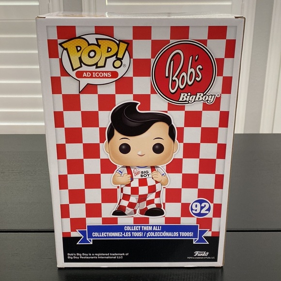 Funko POP! Ad Icons Bob's Big Boy Limited Edition #92 - 10 Inch - Picture 6 of 11